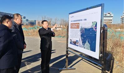 藍天集團到海上世界、夾河·幸福新城調研交流